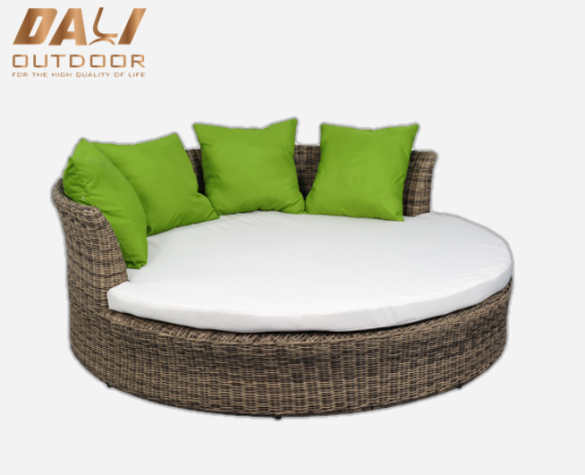 Puutarhasetti Outdoor Furniture Beach Chair rottinki ulkona pyöreä sänky allaslounge alumiininen aurinkotuoli ulkona